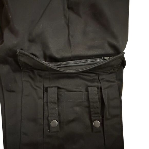 Spiewak ~ Black Cargo Pants ~ size 28 ~ Poly/Cotton Blend - Picture 11 of 16